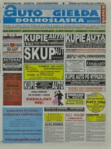 Auto Giełda Dolnośląska : regionalna gazeta ogłoszeniowa, 2002, nr 101 (937) [15.10]