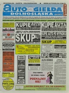 Auto Giełda Dolnośląska : regionalna gazeta ogłoszeniowa, 2002, nr 110 (946) [12.11]