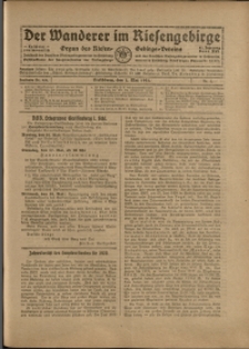 Der Wanderer im Riesengebirge, 1921, nr 3