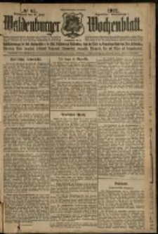 Waldenburger Wochenblatt, Jg. 58, 1912, nr 65