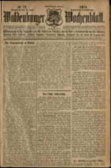 Waldenburger Wochenblatt, Jg. 58, 1912, nr 71