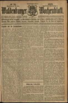 Waldenburger Wochenblatt, Jg. 58, 1912, nr 72