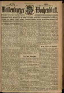 Waldenburger Wochenblatt, Jg. 58, 1912, nr 75