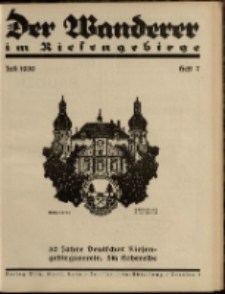 Der Wanderer im Riesengebirge, 1930, nr 7