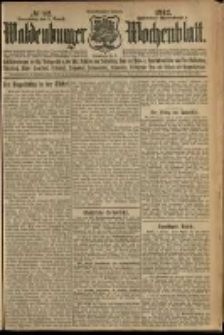 Waldenburger Wochenblatt, Jg. 58, 1912, nr 82