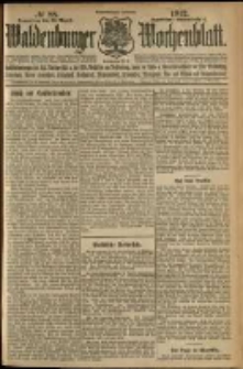 Waldenburger Wochenblatt, Jg. 58, 1912, nr 88
