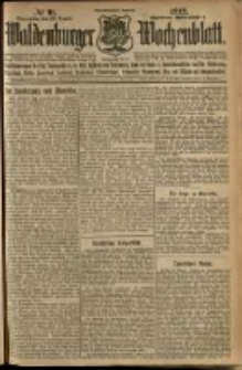 Waldenburger Wochenblatt, Jg. 58, 1912, nr 91
