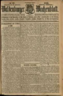 Waldenburger Wochenblatt, Jg. 58, 1912, nr 97