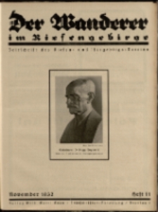 Der Wanderer im Riesengebirge, 1932, nr 11