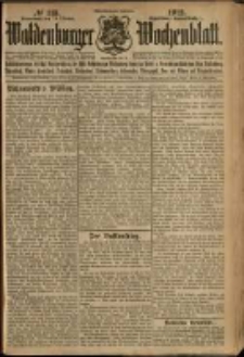 Waldenburger Wochenblatt, Jg. 58, 1912, nr 113