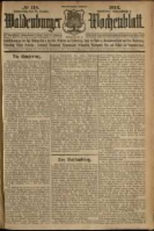 Waldenburger Wochenblatt, Jg. 58, 1912, nr 118