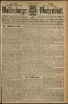 Waldenburger Wochenblatt, Jg. 58, 1912, nr 121