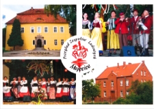 Karta pocztowa z okazji Przeglądu Zespołów Ludowych [Dokument ikonograficzny]