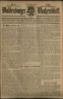 Waldenburger Wochenblatt, Jg. 59, 1913, nr 2
