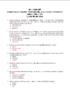 Tropami łap po literackich ścieżkach czyli... o zwierzętach w literaturze - pytania dla dorosłych [Dokument życia społecznego]