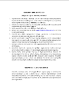 Quiz literacki „Magia, czary, gusła i czarodziejskie światy” - regulamin [Dokument życia społecznego]