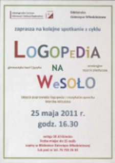 Logopedia na wesoło : gimnastyka buzi i języka [Dokument życia społecznego]
