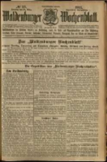 Waldenburger Wochenblatt, Jg. 59, 1913, nr 33