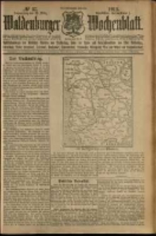 Waldenburger Wochenblatt, Jg. 59, 1913, nr 37