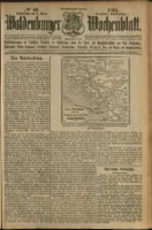 Waldenburger Wochenblatt, Jg. 59, 1913, nr 40
