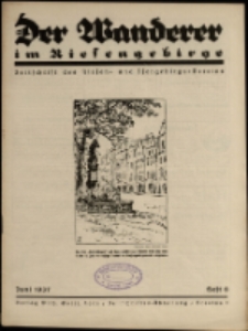 Der Wanderer im Riesengebirge, 1937, nr 6