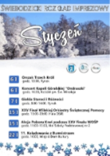 Świebodzicki Rozkład Imprezowy - styczeń [Dokument życia społecznego]