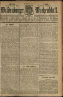Waldenburger Wochenblatt, Jg. 59, 1913, nr 44