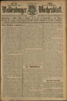 Waldenburger Wochenblatt, Jg. 59, 1913, nr 55