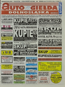 Auto Giełda Dolnośląska : regionalna gazeta ogłoszeniowa, 2003, nr 24 (986) [7.03]