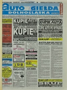 Auto Giełda Dolnośląska : regionalna gazeta ogłoszeniowa, 2003, nr 64 (1026) [1.07]