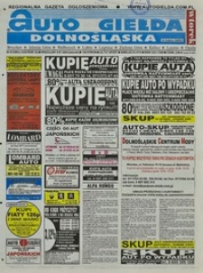 Auto Giełda Dolnośląska : regionalna gazeta ogłoszeniowa, 2003, nr 67 (1029) [8.07]