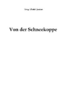 Von der Schneekoppe [Dokument elektroniczny]