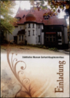 Gerhart Hauptmann und die Medien : internationalen wissenschaftlichen Tagung - Einladung [Dokument życia społecznego]