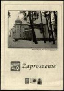 VI Karkonoska Wigilia Literacka - zaproszenie [Dokument życia społecznego]