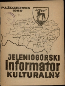 Jeleniogórski Informator Kulturalny, październik 1969