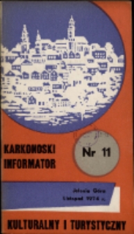 Karkonoski Informator Kulturalny i Turystyczny, 1974, nr 11 (93)