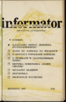 Informator Kulturalny i Turystyczny Województwa Jeleniogórskiego, 1982, nr 3