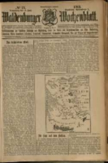 Waldenburger Wochenblatt, Jg. 59, 1913, nr 73