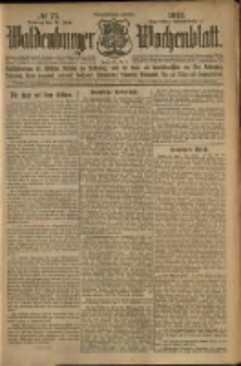 Waldenburger Wochenblatt, Jg. 59, 1913, nr 75