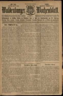 Waldenburger Wochenblatt, Jg. 59, 1913, nr 81
