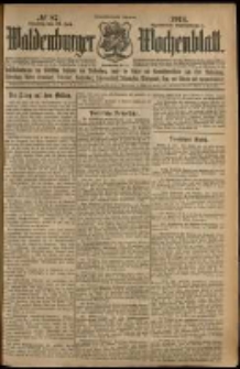 Waldenburger Wochenblatt, Jg. 59, 1913, nr 87
