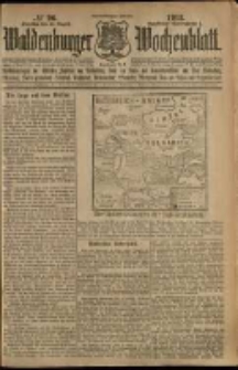 Waldenburger Wochenblatt, Jg. 59, 1913, nr 96