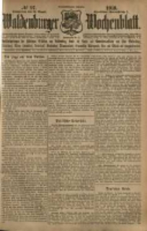 Waldenburger Wochenblatt, Jg. 59, 1913, nr 97