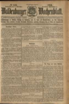 Waldenburger Wochenblatt, Jg. 59, 1913, nr 142