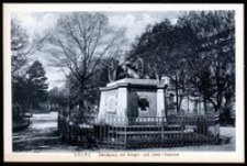 Ohlau - Schlossplatz mit Krieger- und Schill- Denkmal [Dokument ikonograficzny]