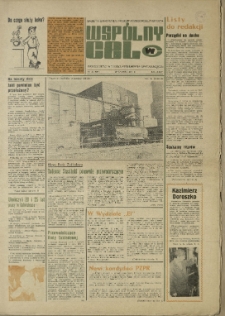 Wspólny cel : gazeta samorządu robotniczego "Celwiskozy", 1976, nr 10 (637)
