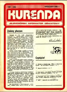 Kurenda : jeleniogórski informator oświatowy, 1986, nr 2 (2)