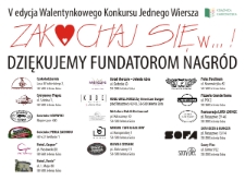 Zakochaj się w... Sponsorzy - plakat [Dokument życia społecznego]