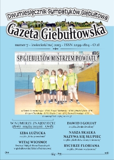 Gazeta Giebułtowska : dwumiesięcznik sympatyków Giebułtowa, 2013, nr 7