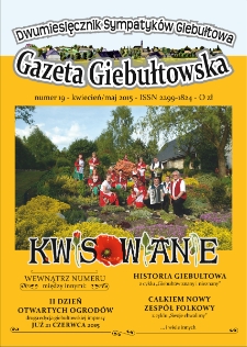 Gazeta Giebułtowska : dwumiesięcznik sympatyków Giebułtowa, 2015, nr 19